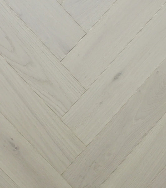 Eco Swish Oak Natura Herringbone Ambient Sand Engineered Flooring
