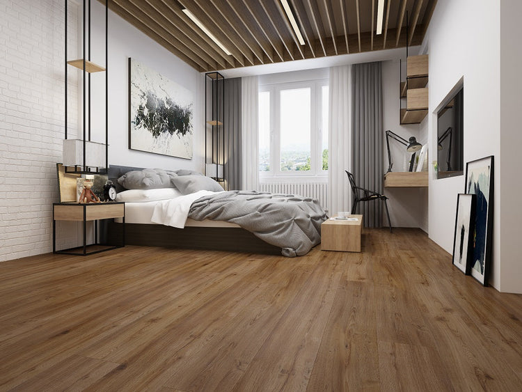 Vinyl Hybrid SPC 8mm Hybrid FSOV907 Natural Oak