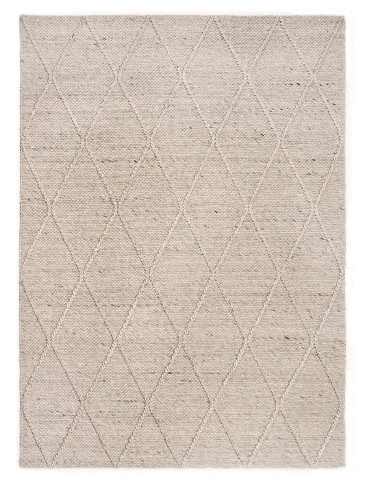 Hallie rug in Steel – full rug view