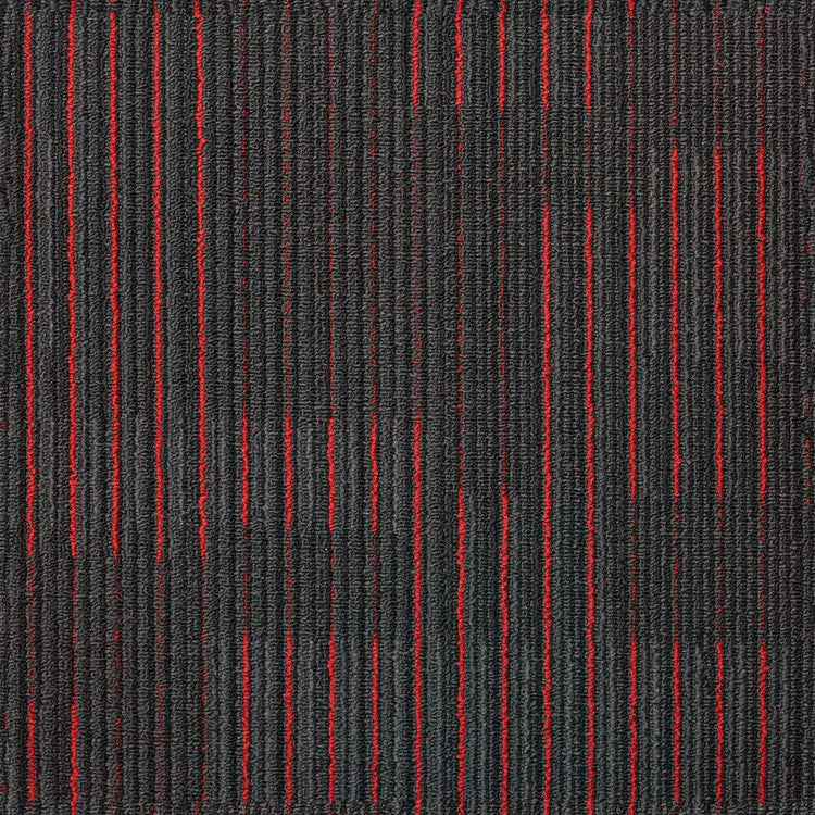 NFD Arizona Red on Black Carpet Tiles