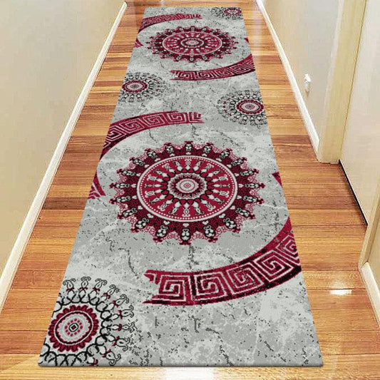 Boston 6447 Red Hallway Runner