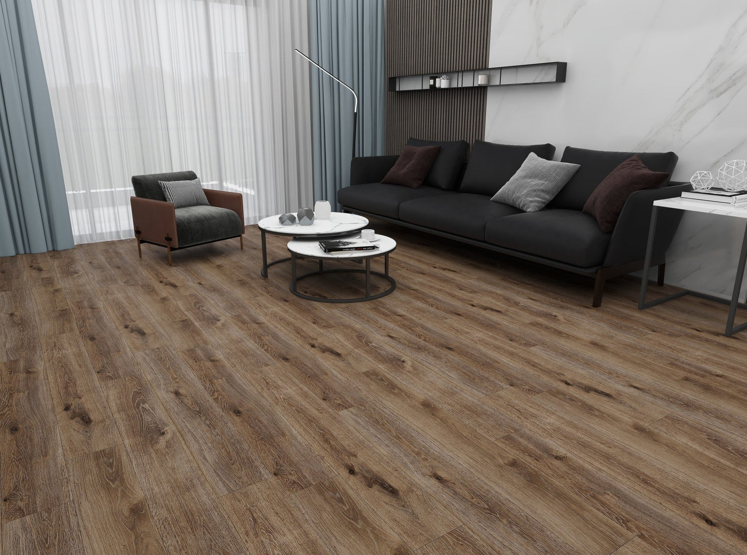 HTT Guardian Homestead Chestnut Hybrid Flooring