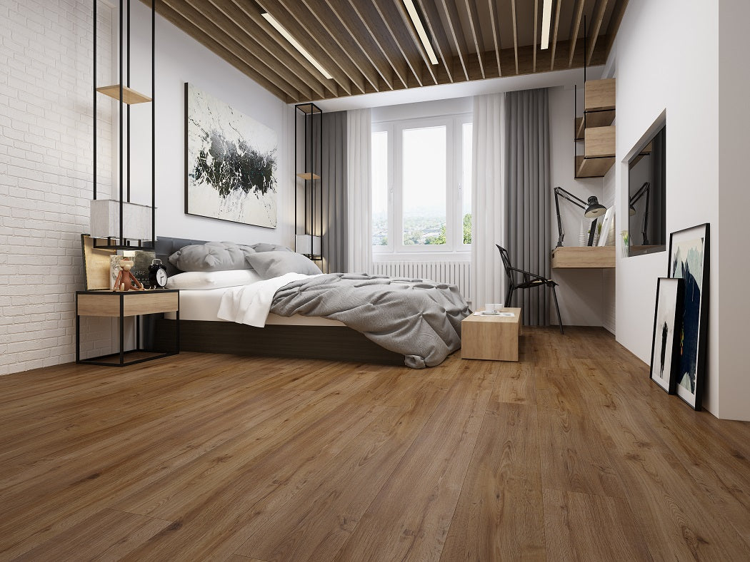 Vinyl Hybrid SPC 8mm Hybrid FSOV907 Natural Oak