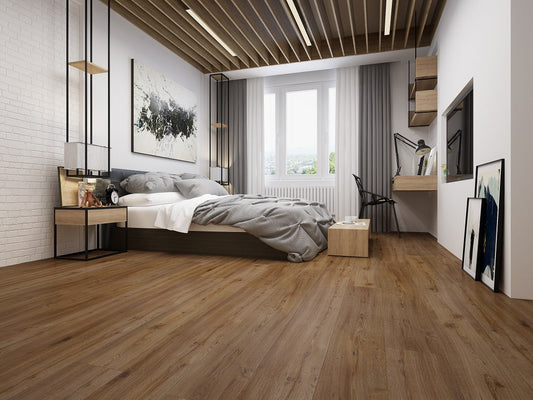 Vinyl Hybrid SPC 8mm Hybrid FSOV907 Natural Oak