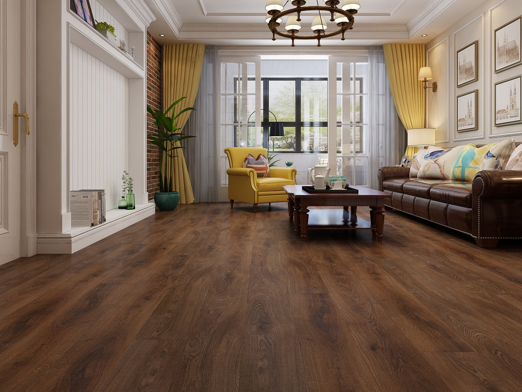 Vinyl Hybrid SPC 8mm Hybrid FSOV908 Smoke Oak