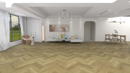 Eco Ornato Herringbone Oak Sofia Hybrid Flooring