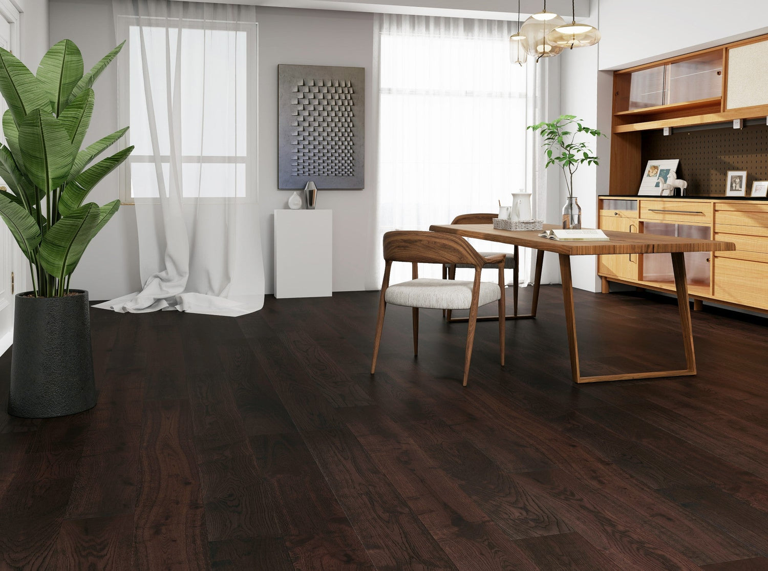 Quercus Engineered Timber Flooring - HE08-Buckly