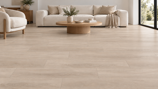 NFD Oakridge Tassie Oak Hybrid Flooring — digital room visualisation