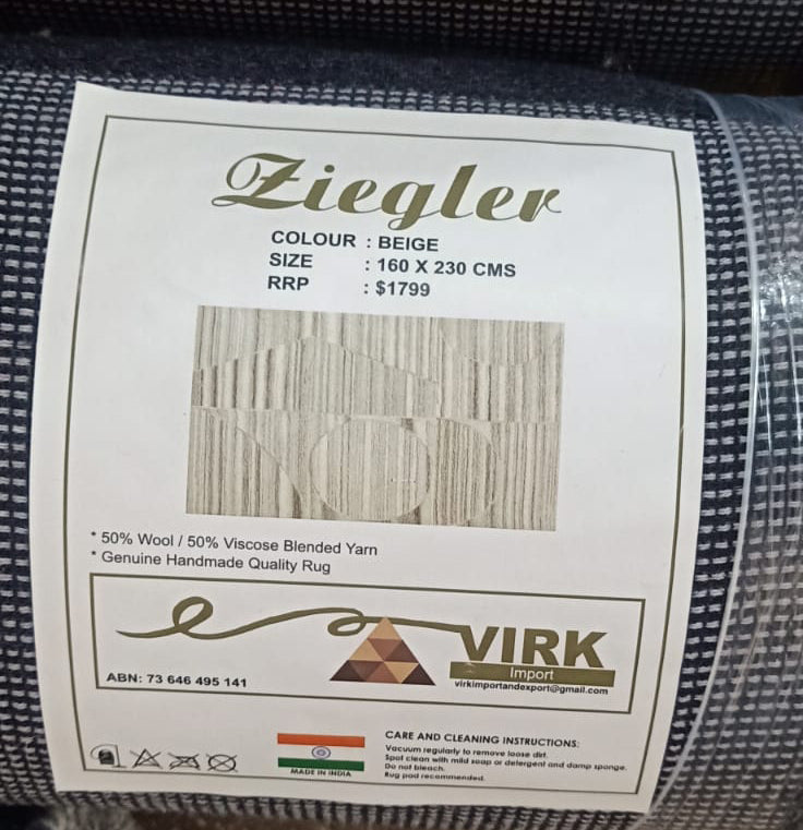 NZ WOOL ZIEGLER-BEIGE