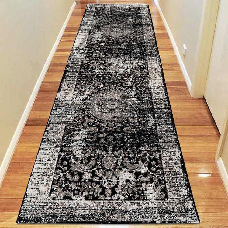 Dynasty 3464 Black Hallway Runner