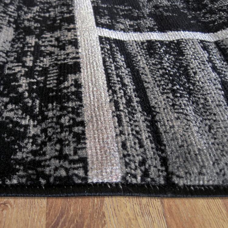 Ruby 2119 Black Hallway Runner