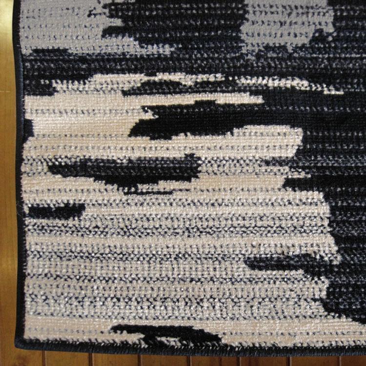 Ruby 2120 Black Hallway Runner