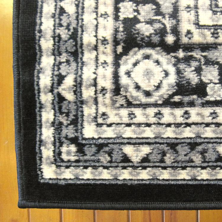 Ruby 6332 Black Hallway Runner