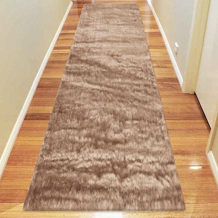 Soft Shaggy 1001 Cappuccino Hallway Runner